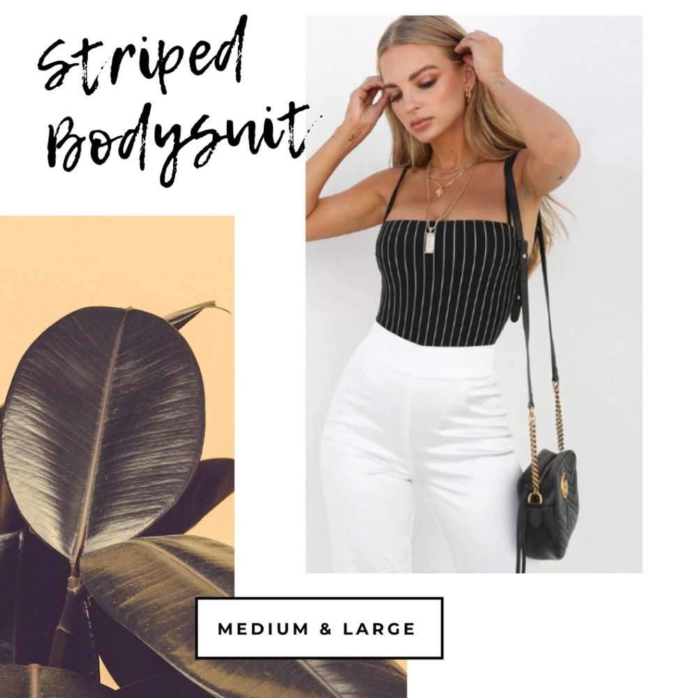 High Cut Black Body Suit